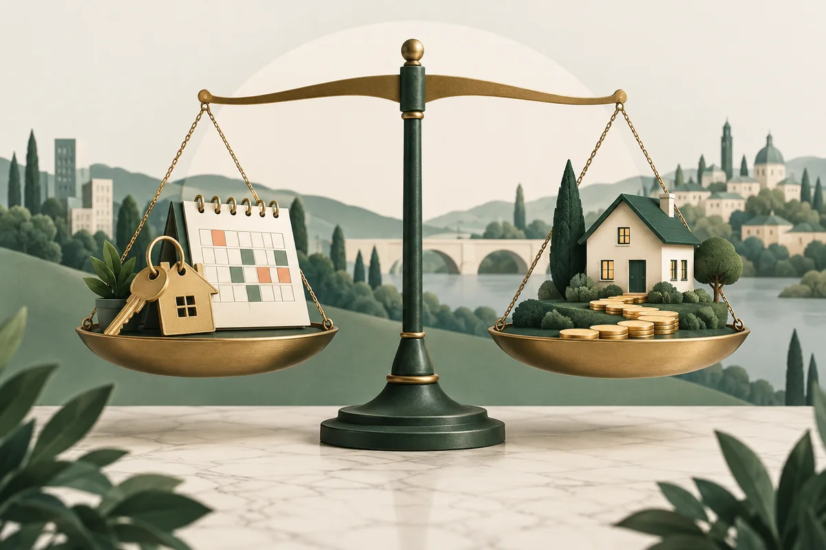 Comparación equilibrada entre alquilar y comprar una vivienda